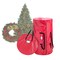 Elf Stor Christmas Tree And Wreath Storage Bag Red Zipper Handles Extra Large